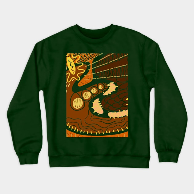 Dragon Crewneck Sweatshirt by nelateni